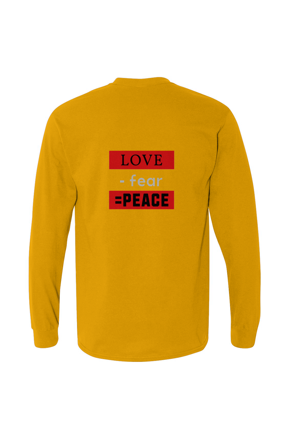 Dual Design Heavy Cotton Long Sleeve Tee