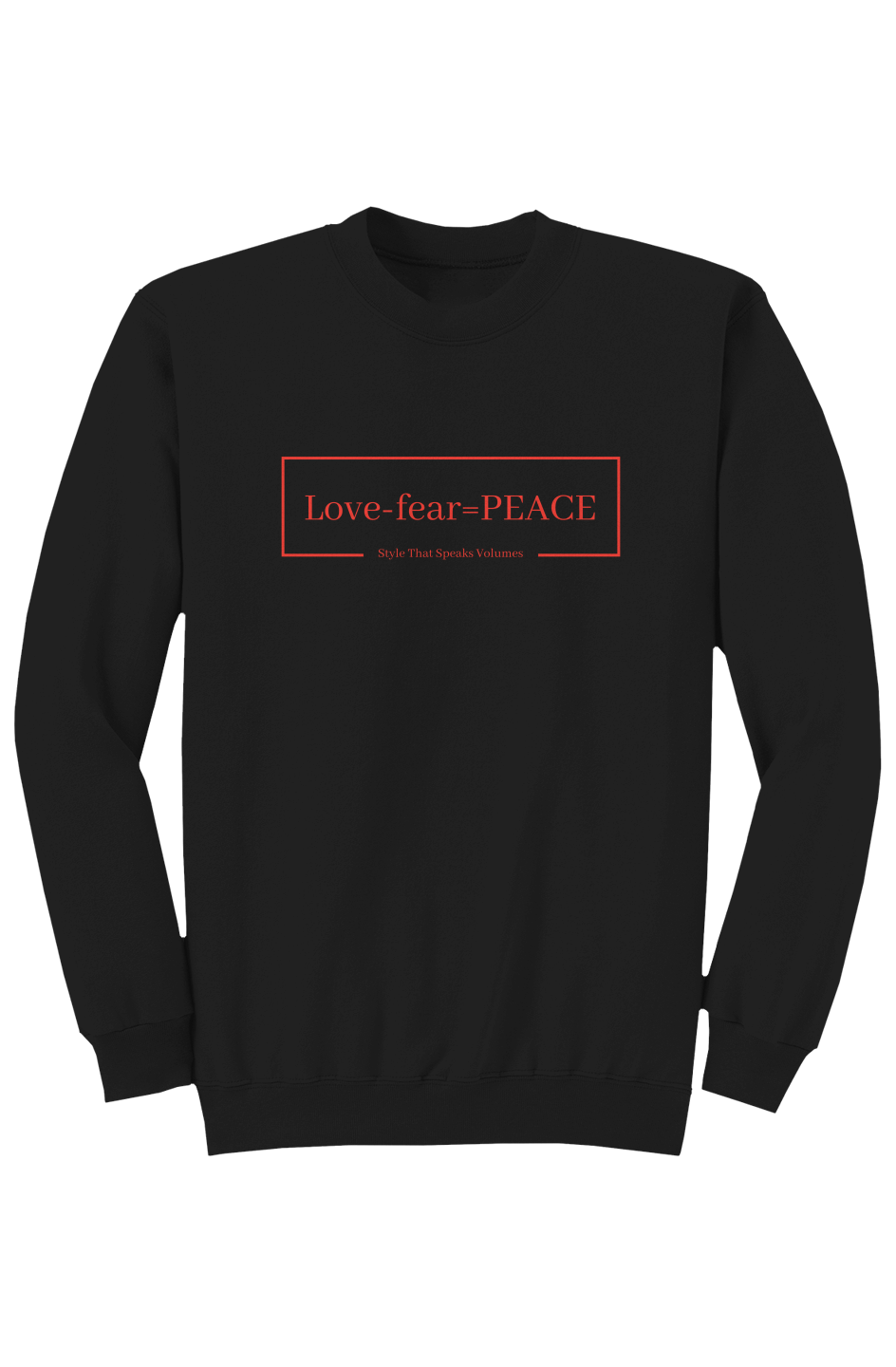 Red LOGO Core Fleece Crewneck Sweatshirt