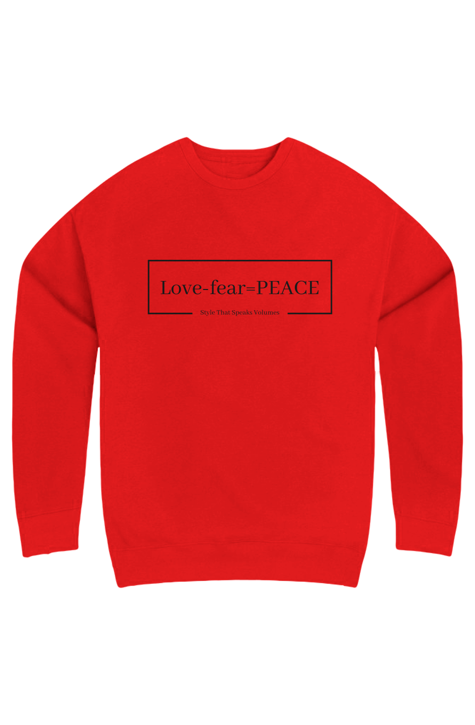 Black Logo Lightweight Fleece Crewneck