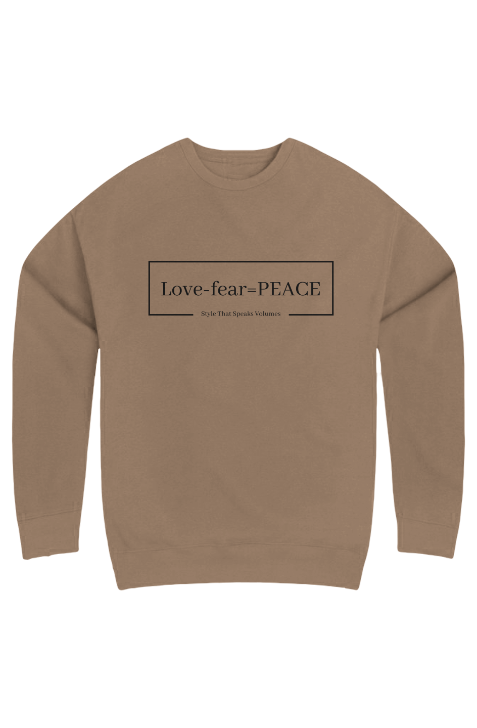 Black Logo Lightweight Fleece Crewneck