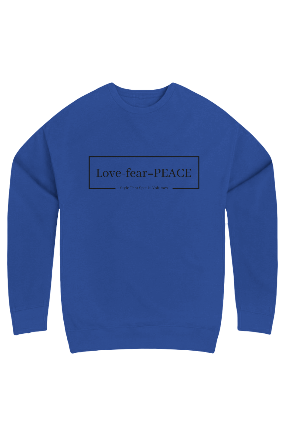 Black Logo Lightweight Fleece Crewneck