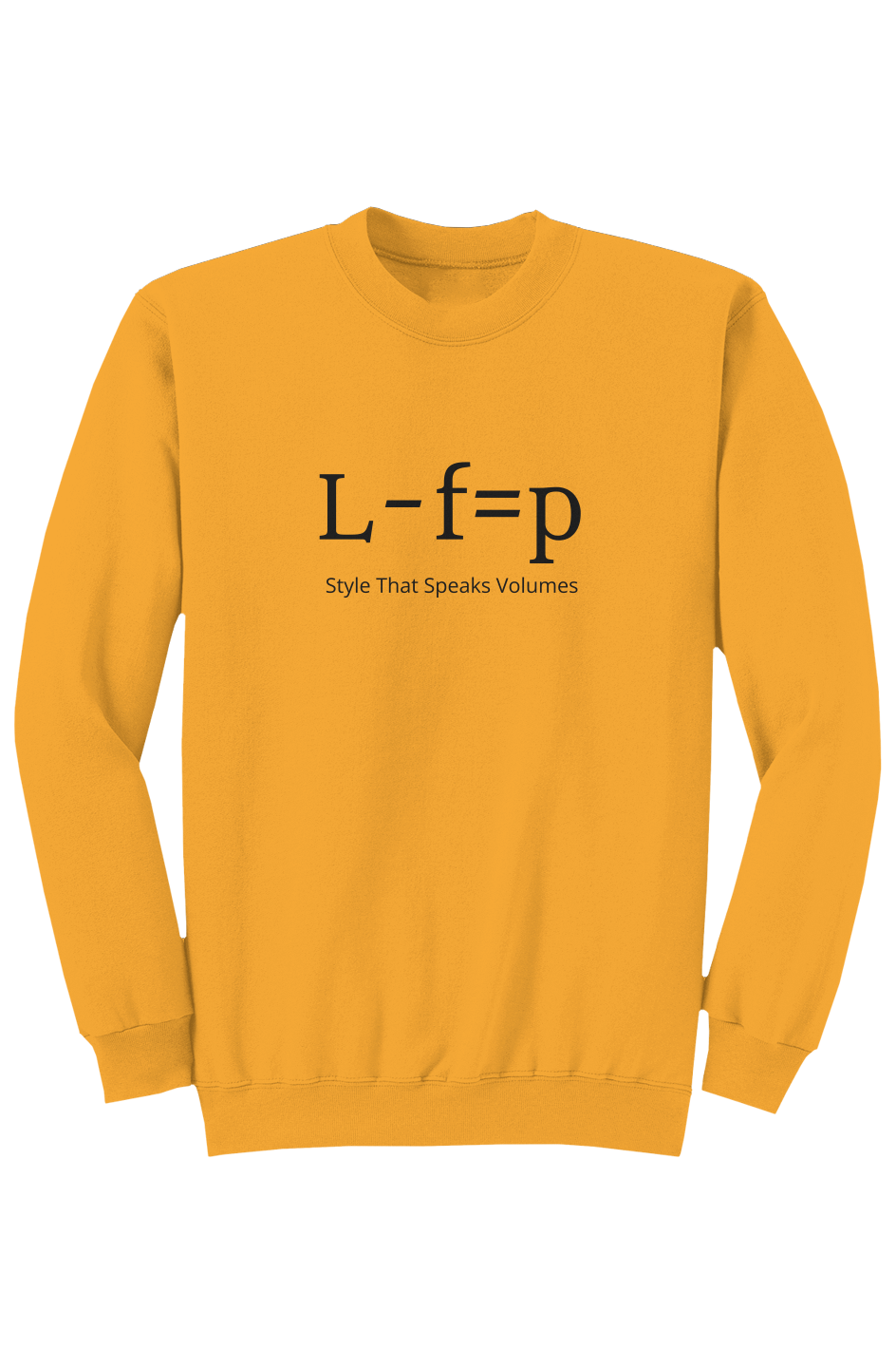 Black L-f=p Core Fleece Crewneck Sweatshirt