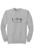 Black L-f=p Core Fleece Crewneck Sweatshirt