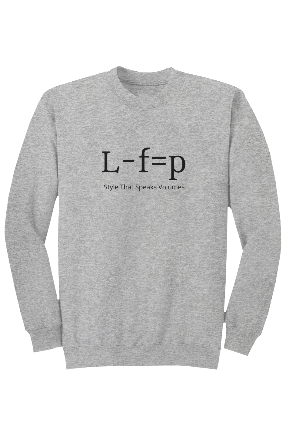 Black L-f=p Core Fleece Crewneck Sweatshirt