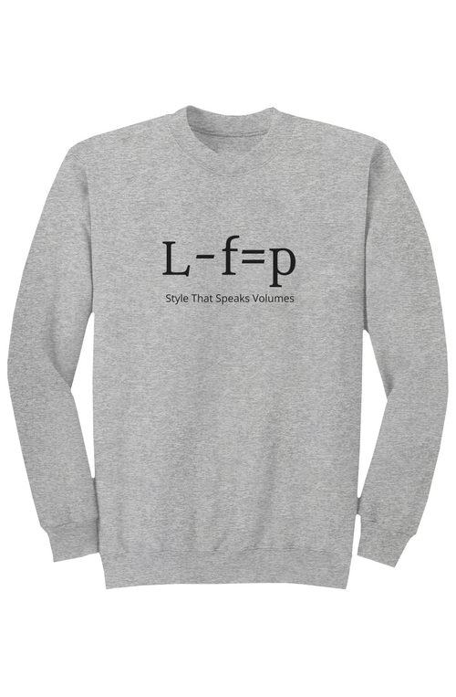Black L-f=p Core Fleece Crewneck Sweatshirt