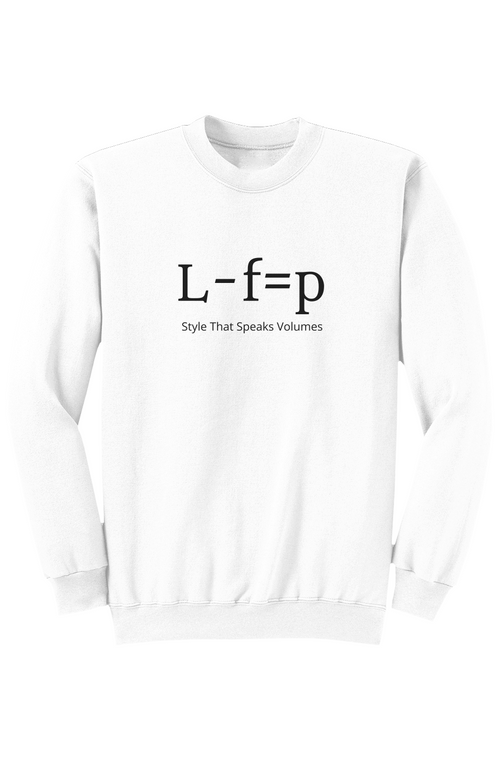 Black L-f=p Core Fleece Crewneck Sweatshirt