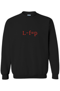 Red L-f=p Heavy Blend Crewneck