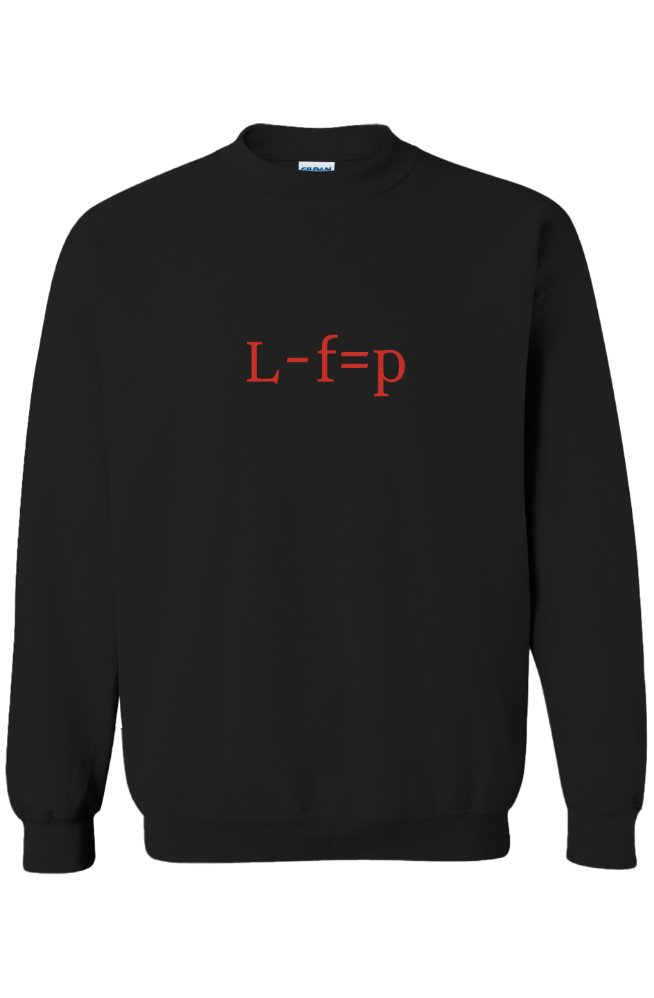 Red L-f=p Heavy Blend Crewneck