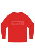 White Logo Youth long Sleeve Tee