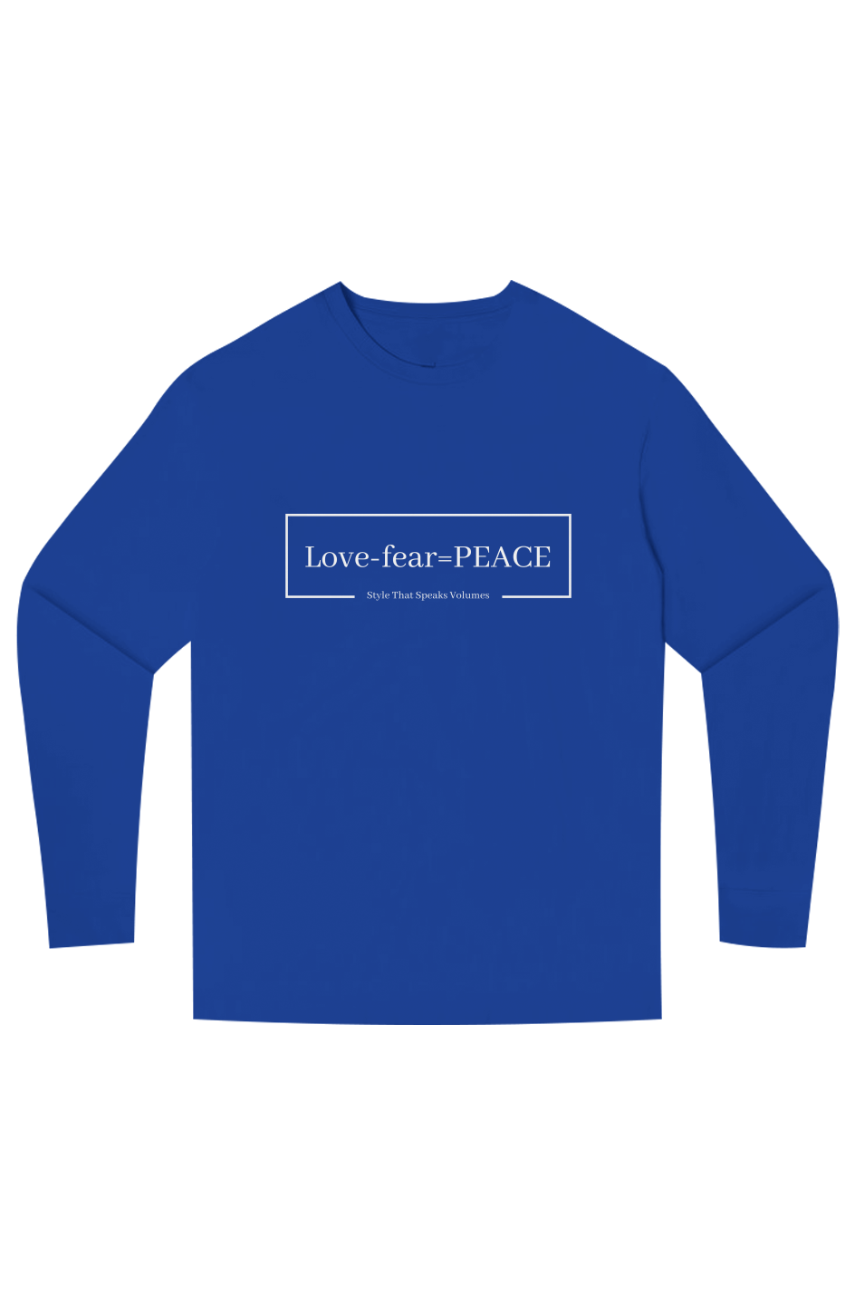 White Logo Youth long Sleeve Tee