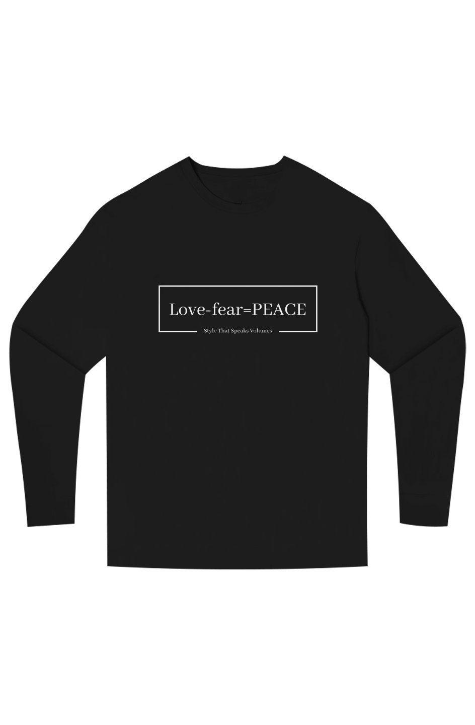 White Logo Youth long Sleeve Tee