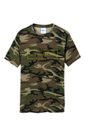 Gold logo Core Cotton Camo Tee