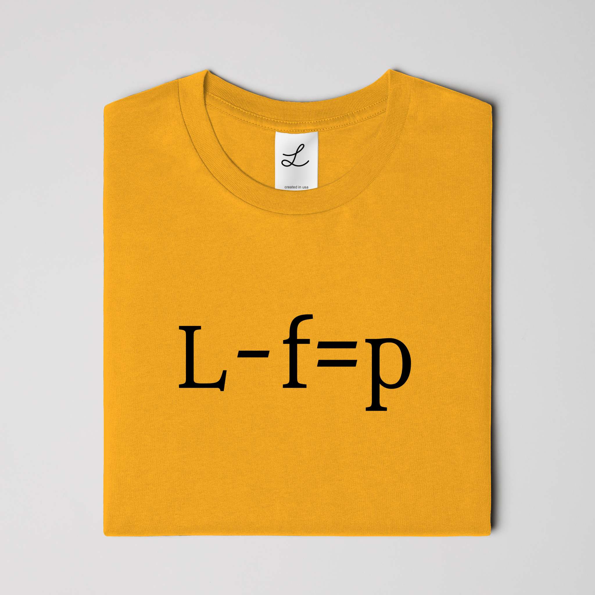 L-f=p Core Cotton Tee
