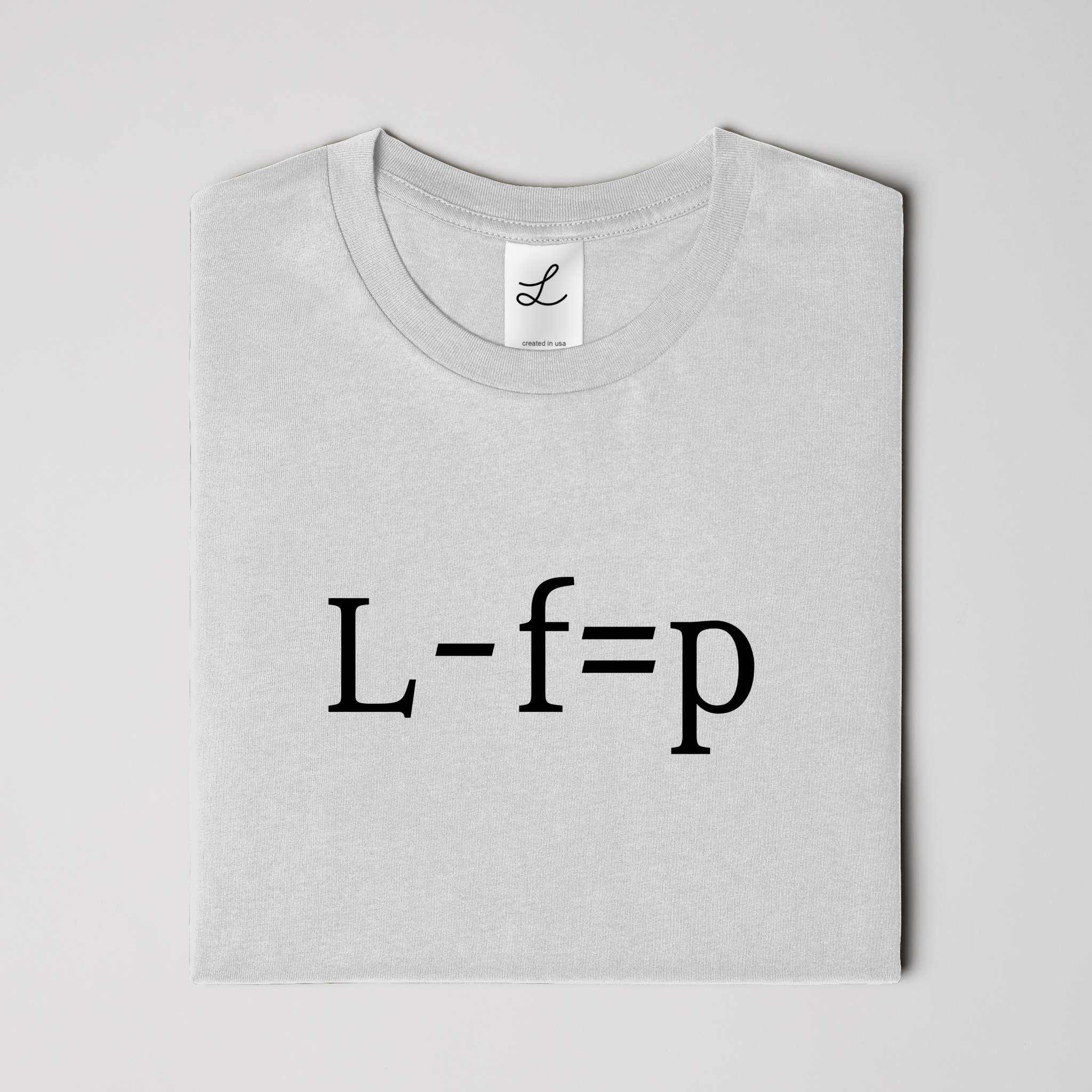 L-f=p Core Cotton Tee