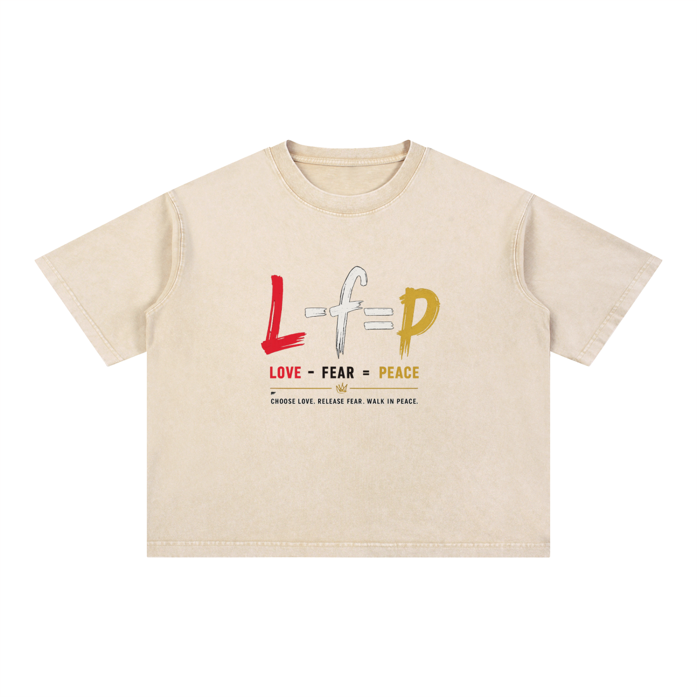 Mineral Wash Boxy Cotton T-Shirt