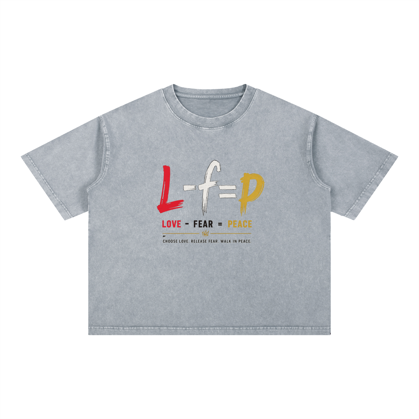 Mineral Wash Boxy Cotton T-Shirt