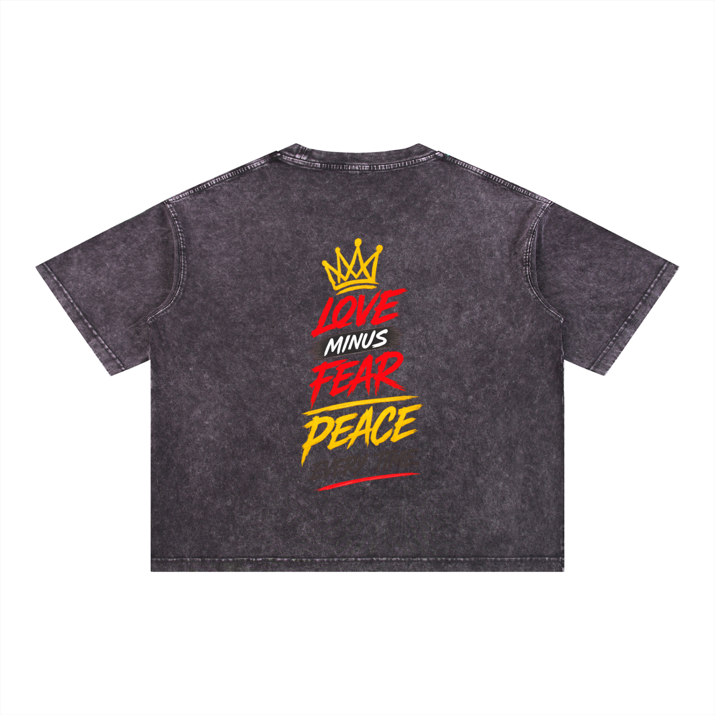 Mineral Wash Boxy Cotton T-Shirt