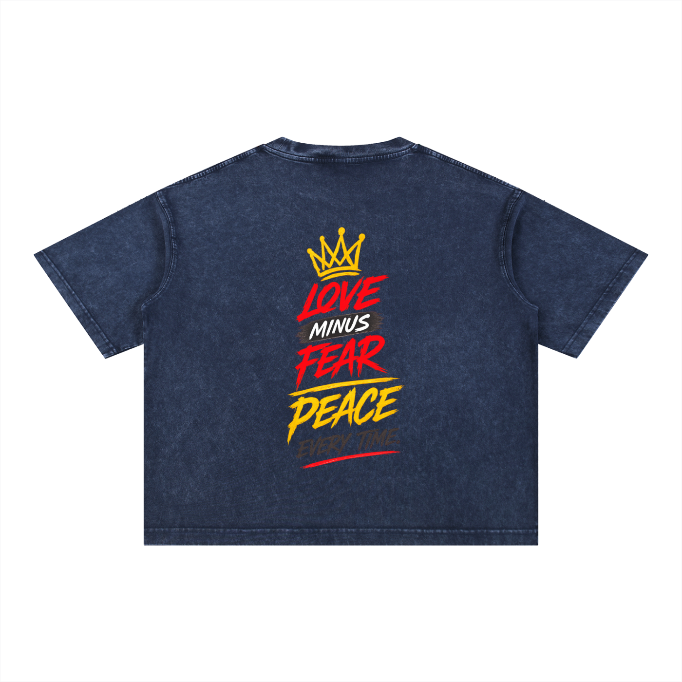 Mineral Wash Boxy Cotton T-Shirt